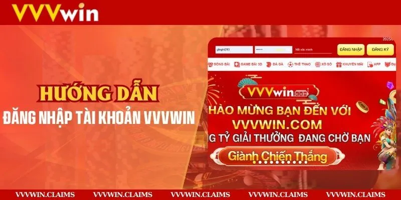 Hướng dẫn đăng nhập tài khoản Vvvwin